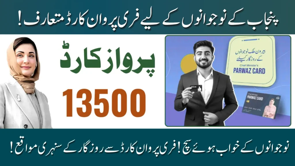 CM Punjab Free Parwaz Card 2025