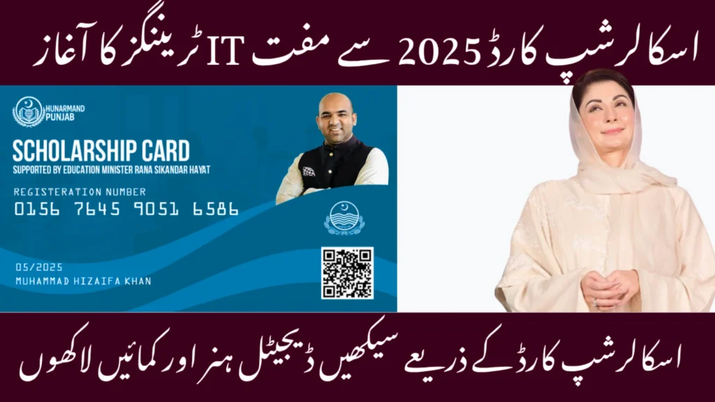 CM Punjab Hunarmand Scholarship Card Program 2025