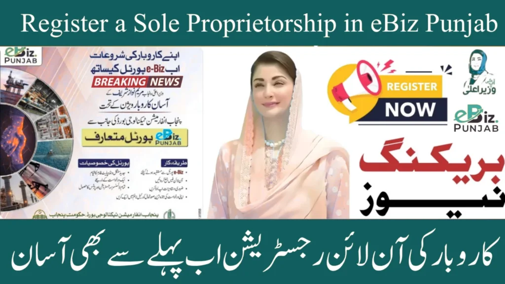 Sole Proprietorship in eBiz Punjab